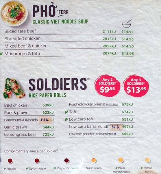 Roll'd Chermside меню