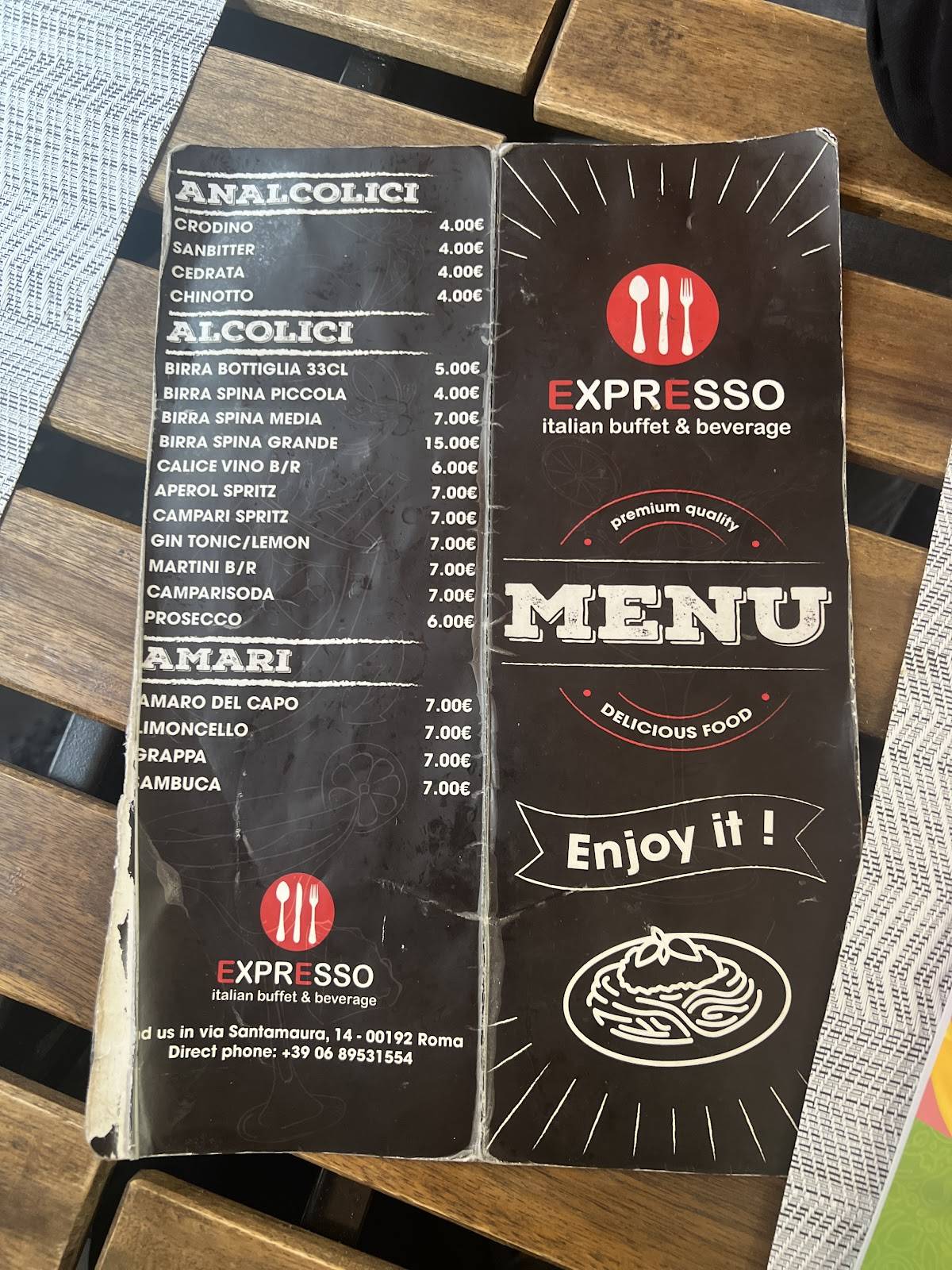 EXPRESSODRG меню