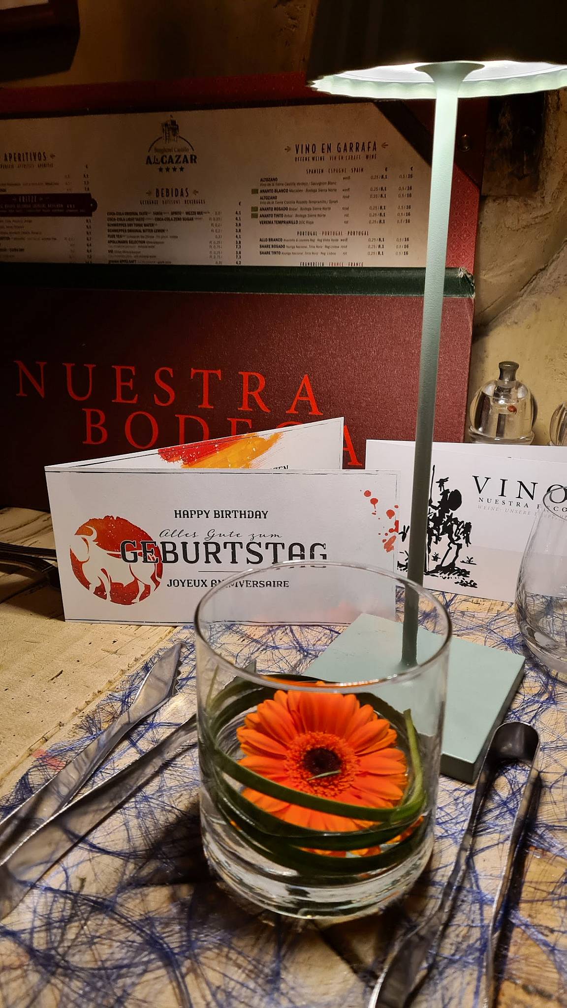 Restaurant Castillo меню