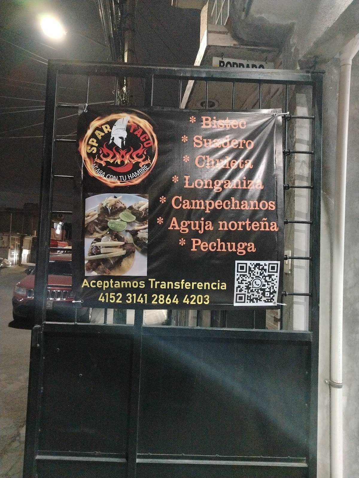 SPARTACO меню