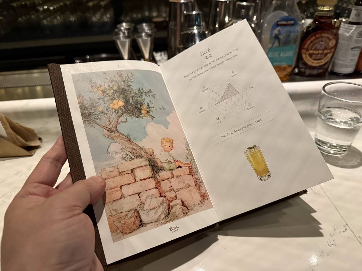 Bitters меню