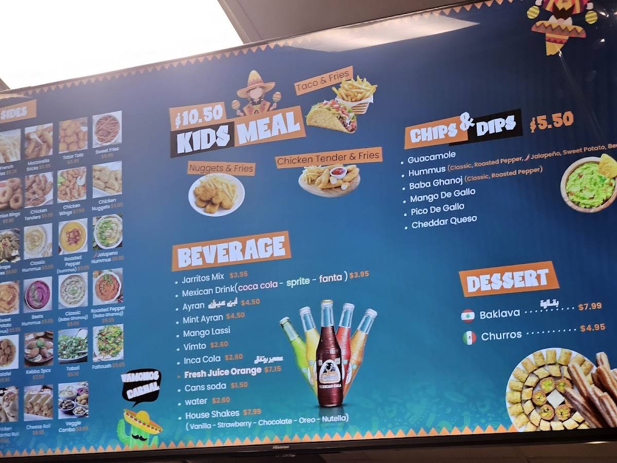 Shawarma Taco меню
