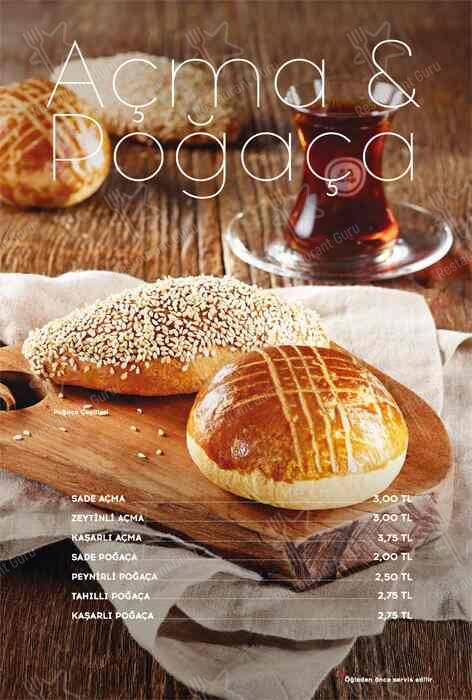 Simit Sarayı меню