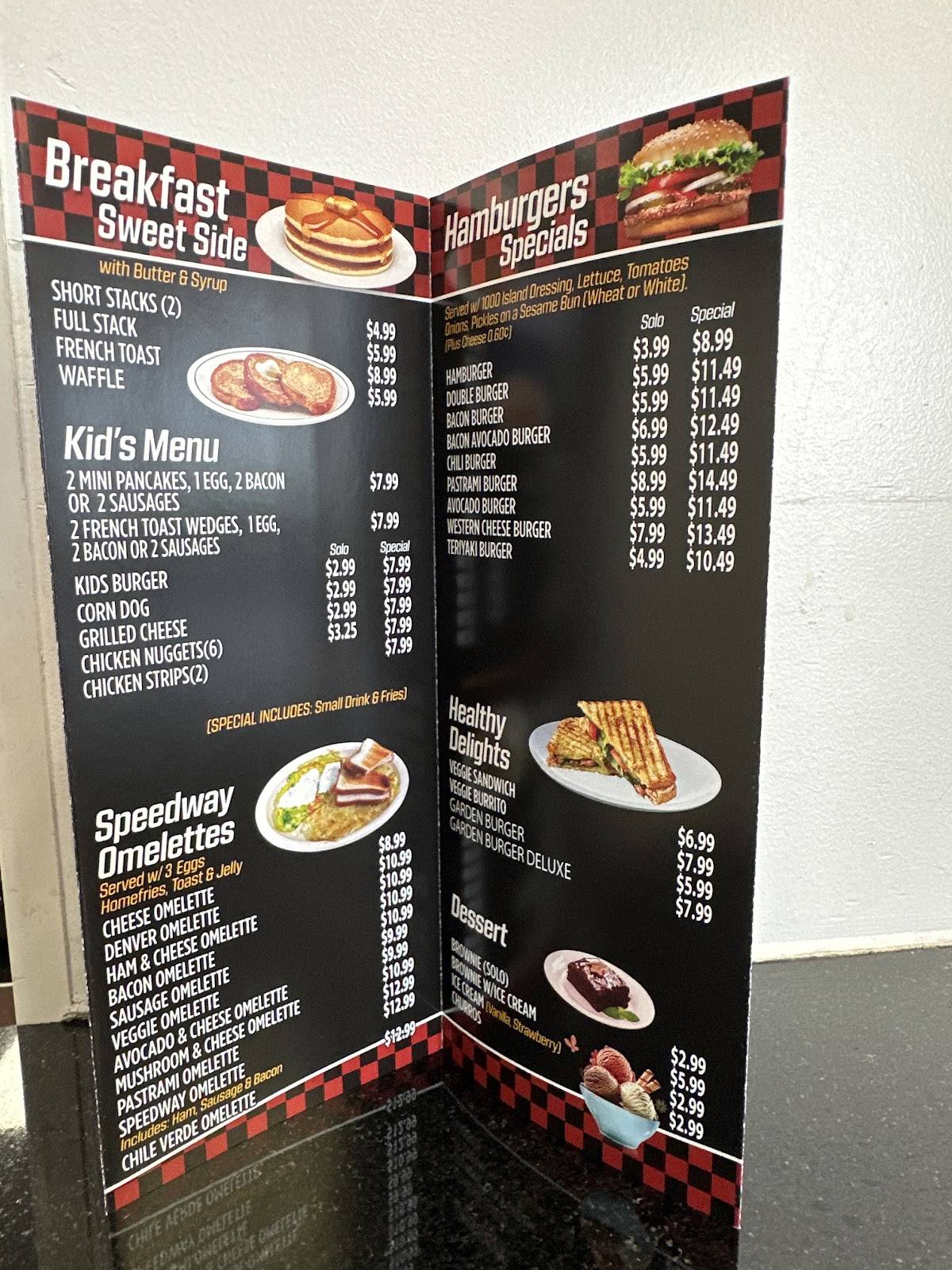 Speedway Mex Grill меню