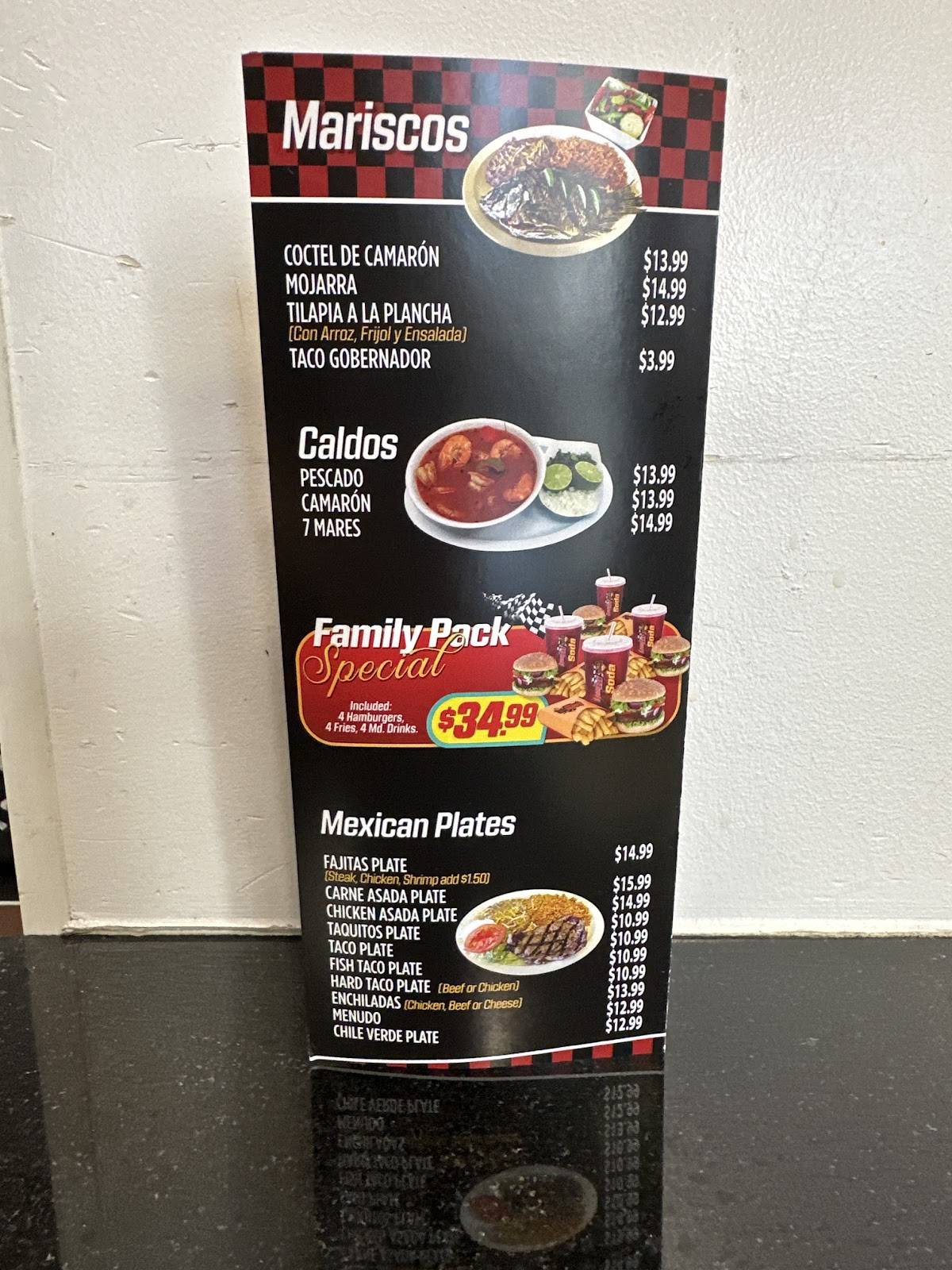 Speedway Mex Grill меню