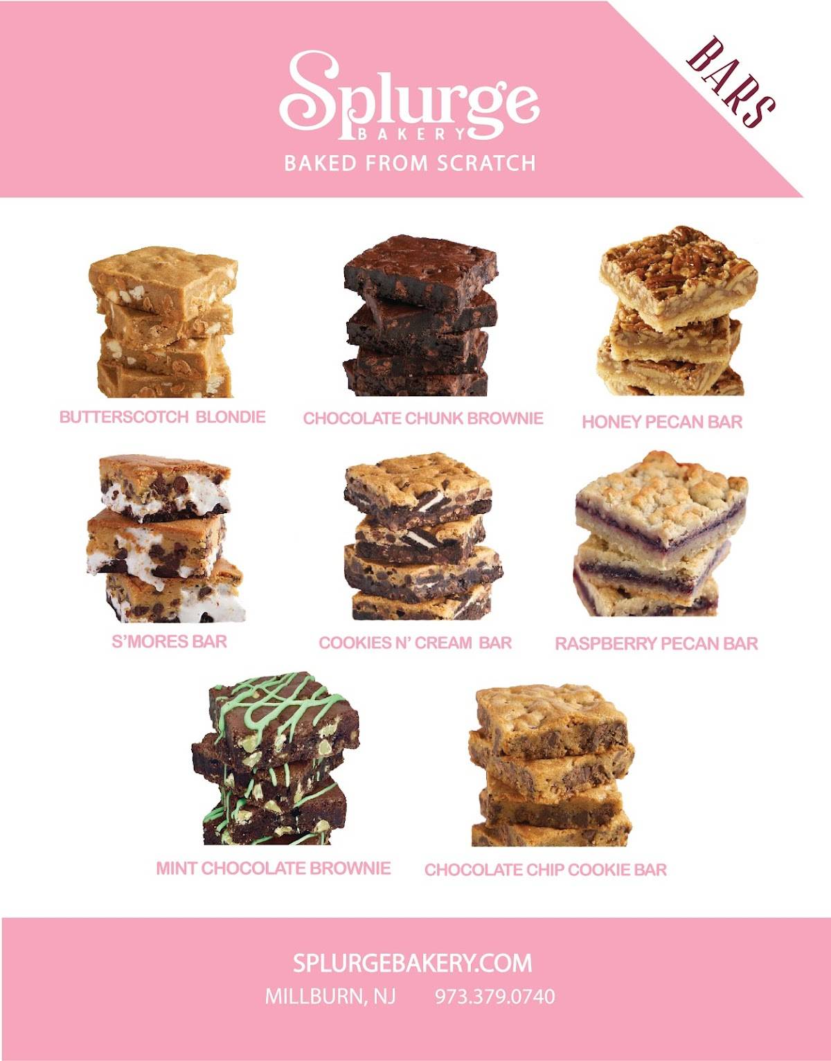 Splurge Bakery меню