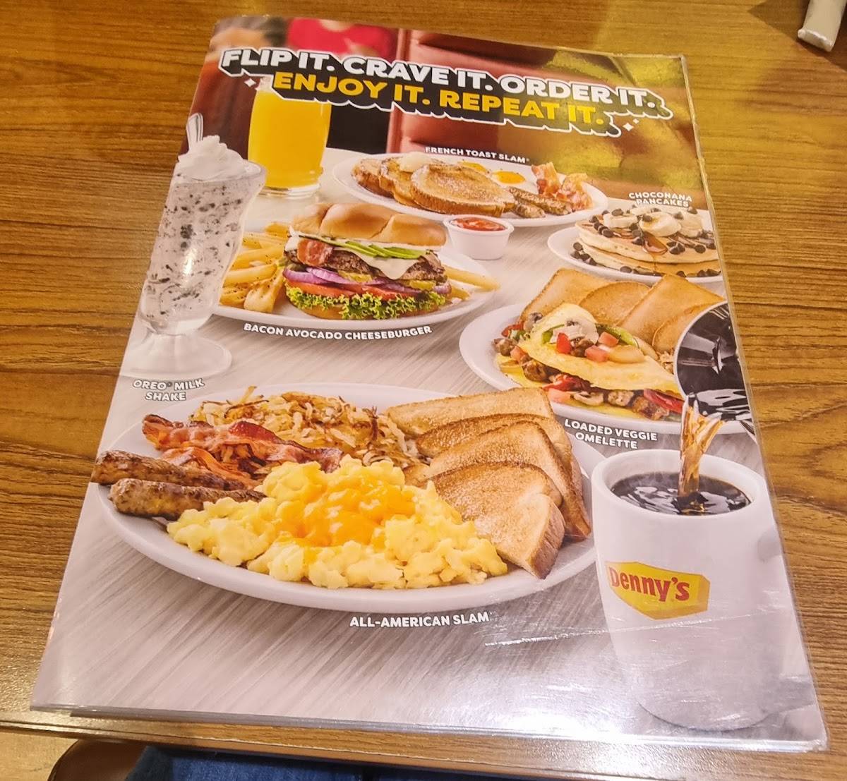 Denny's Restaurant меню