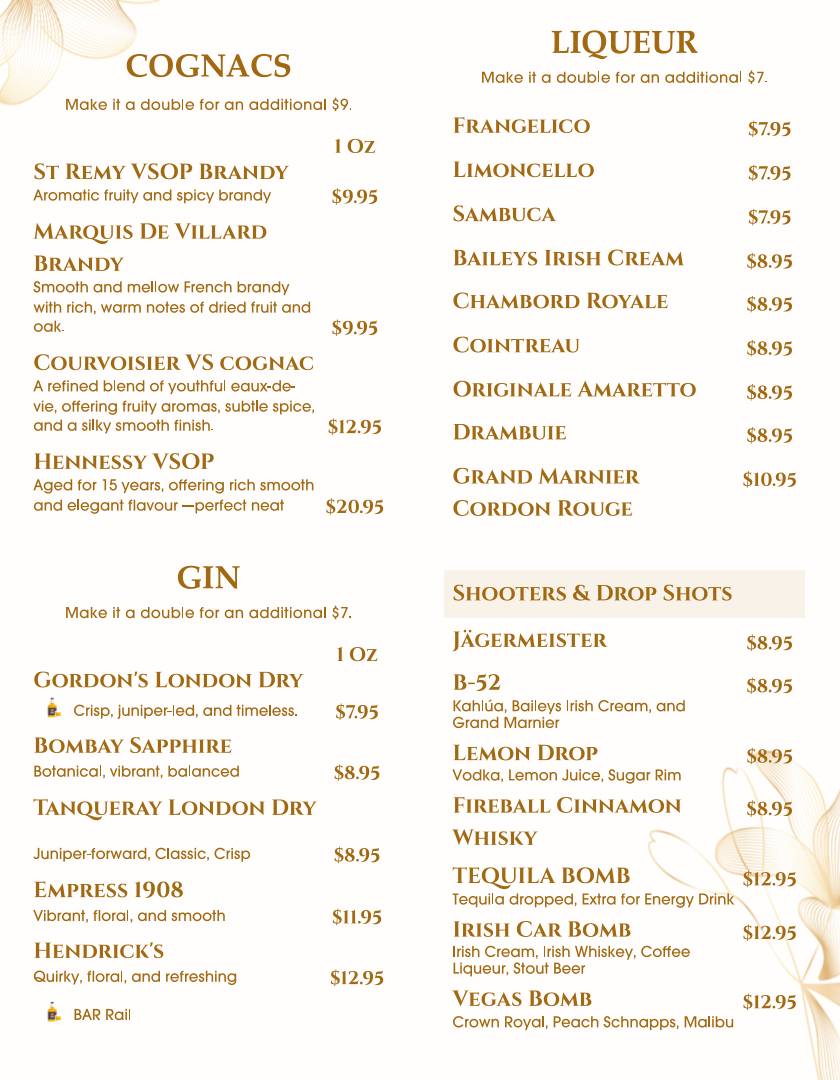 Squires Gastro Pub меню