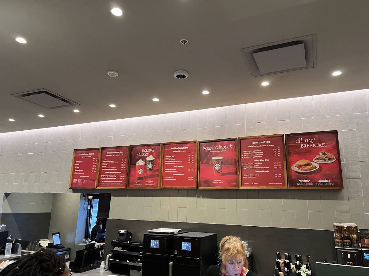 Starbucks Coffee Company меню