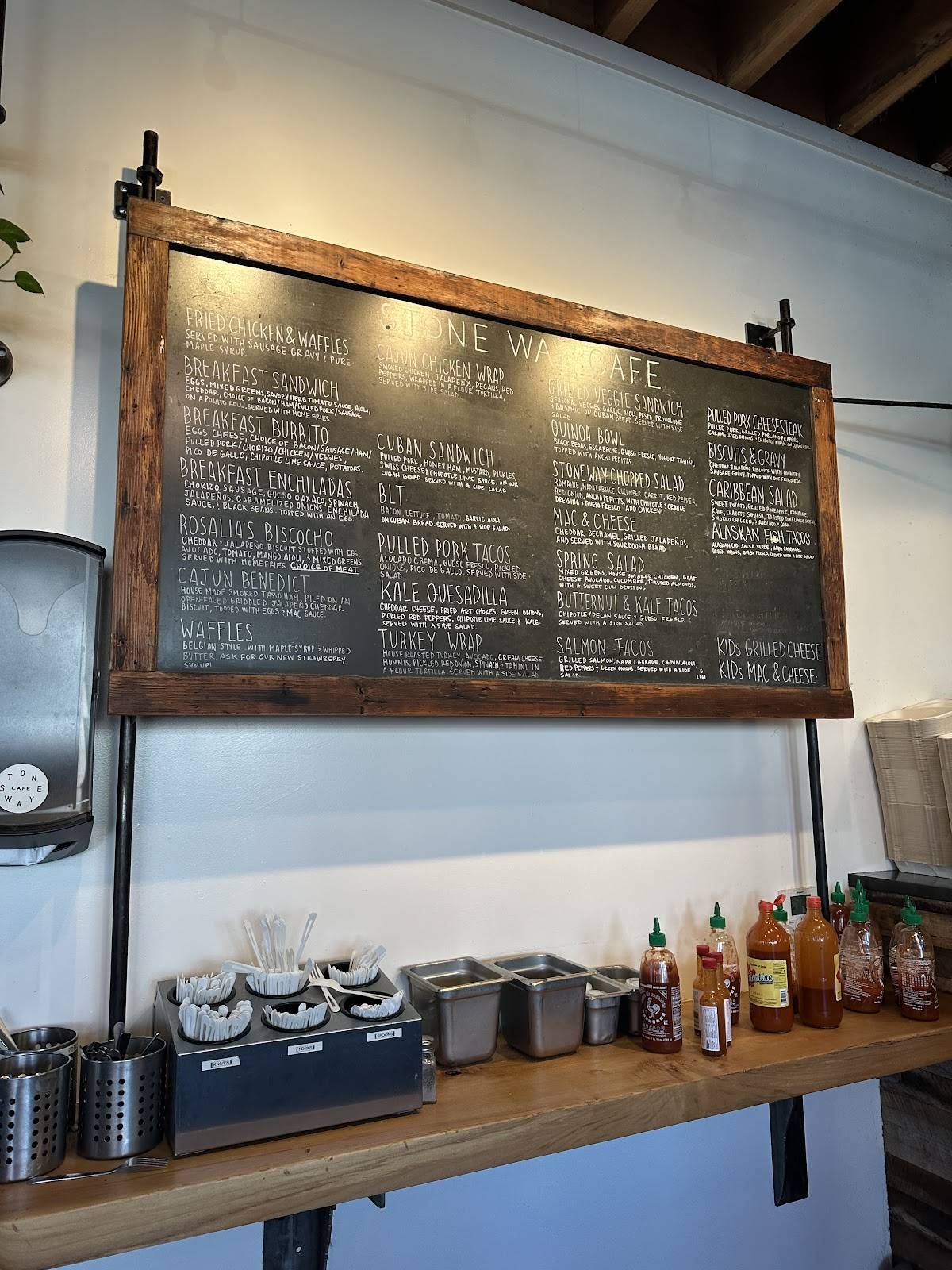 Stone Way Cafe меню