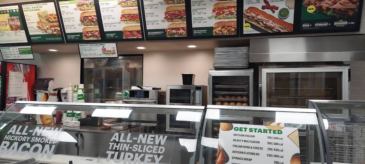 Subway меню