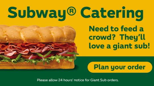 Subway меню