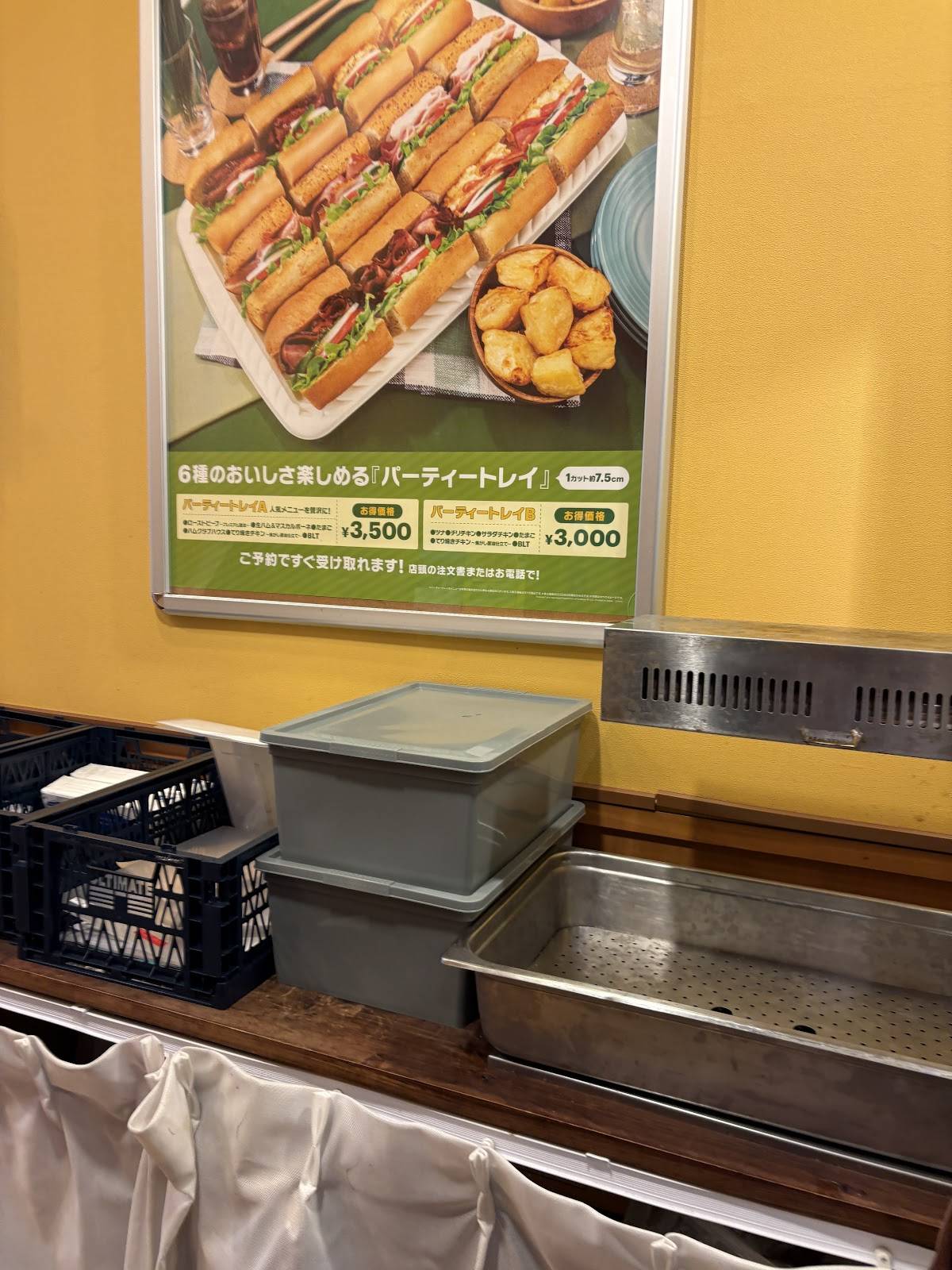Subway меню