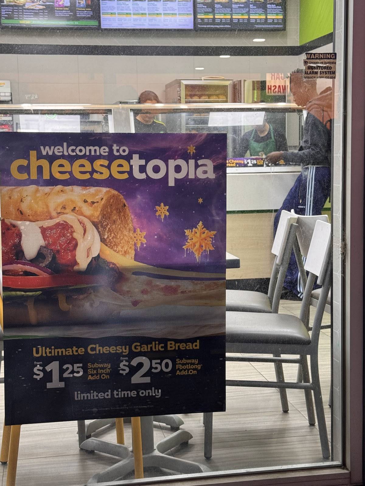 Subway меню