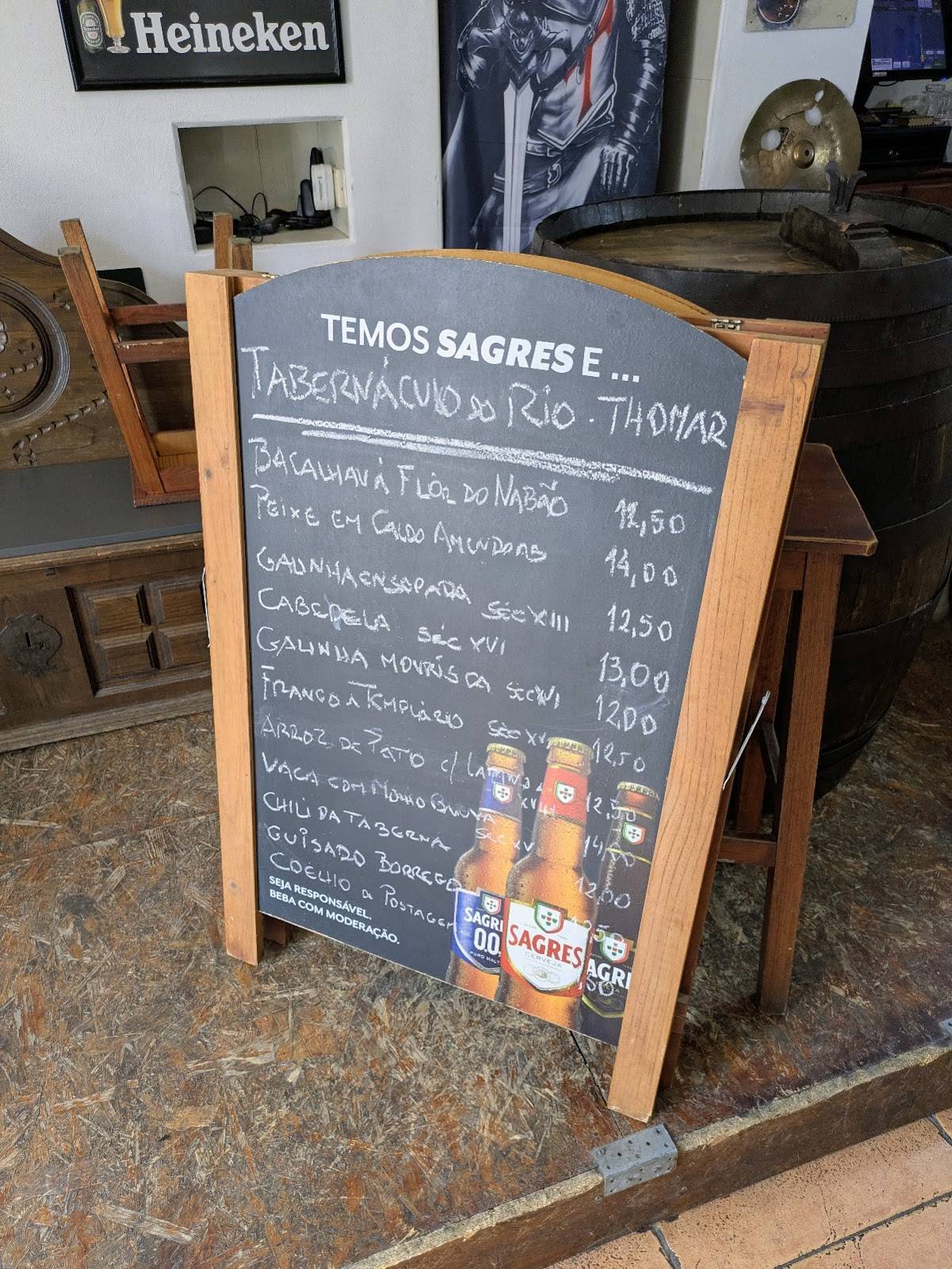 Tabernaculo do Rio меню
