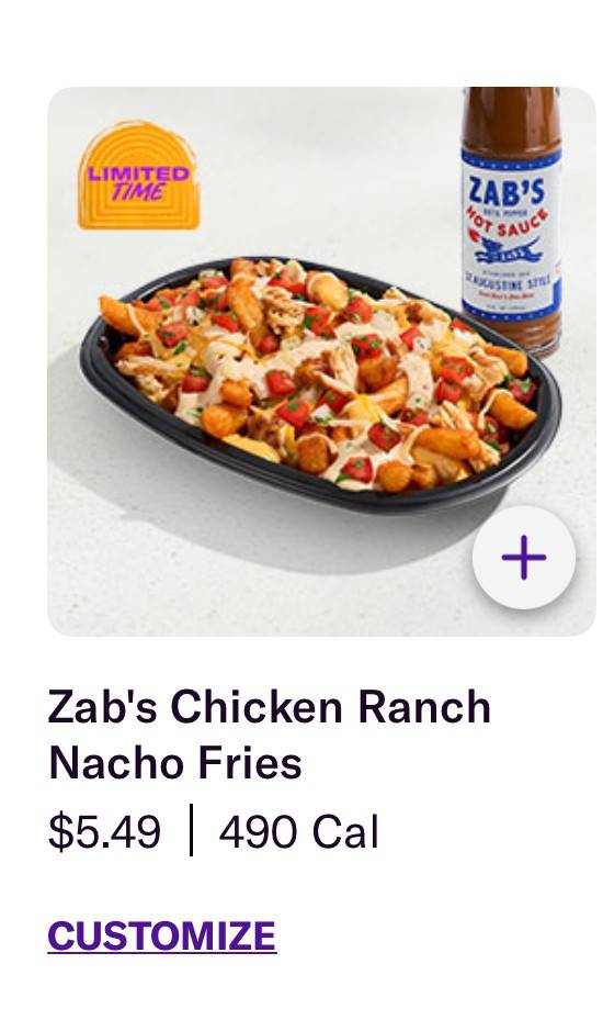 Taco Bell меню