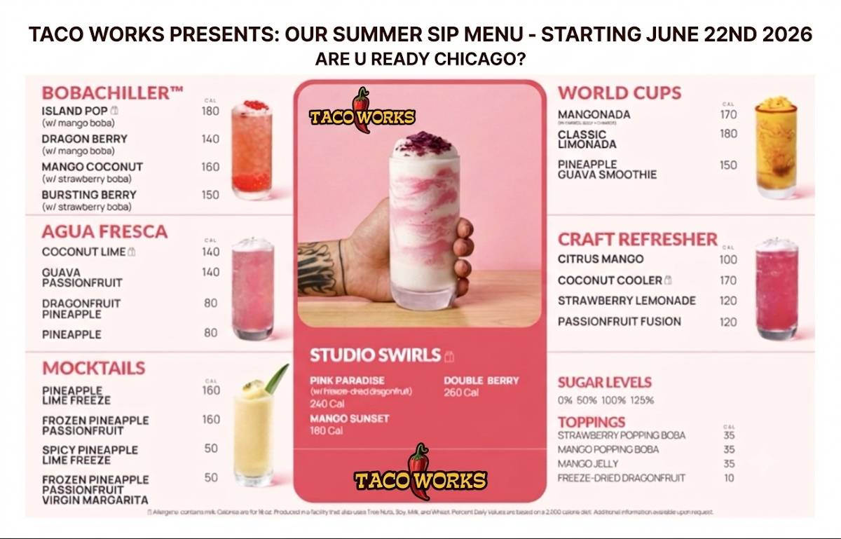 Taco Works меню
