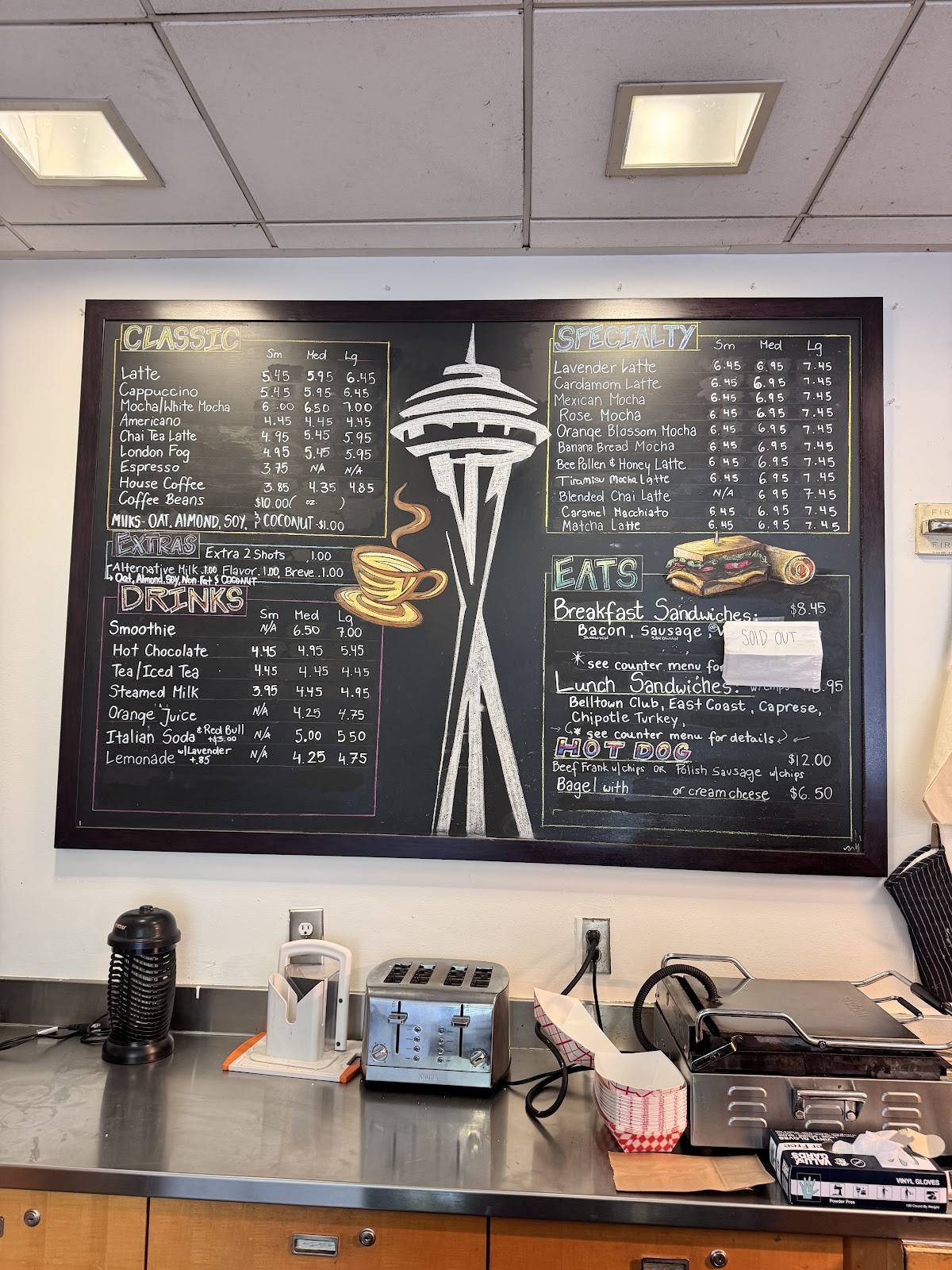 The Seattle Grind меню