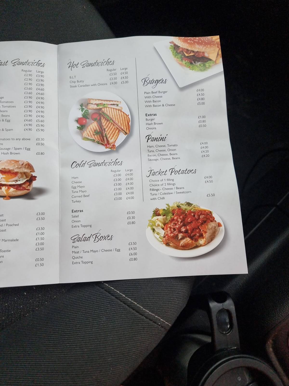 The Woodman Cafe меню