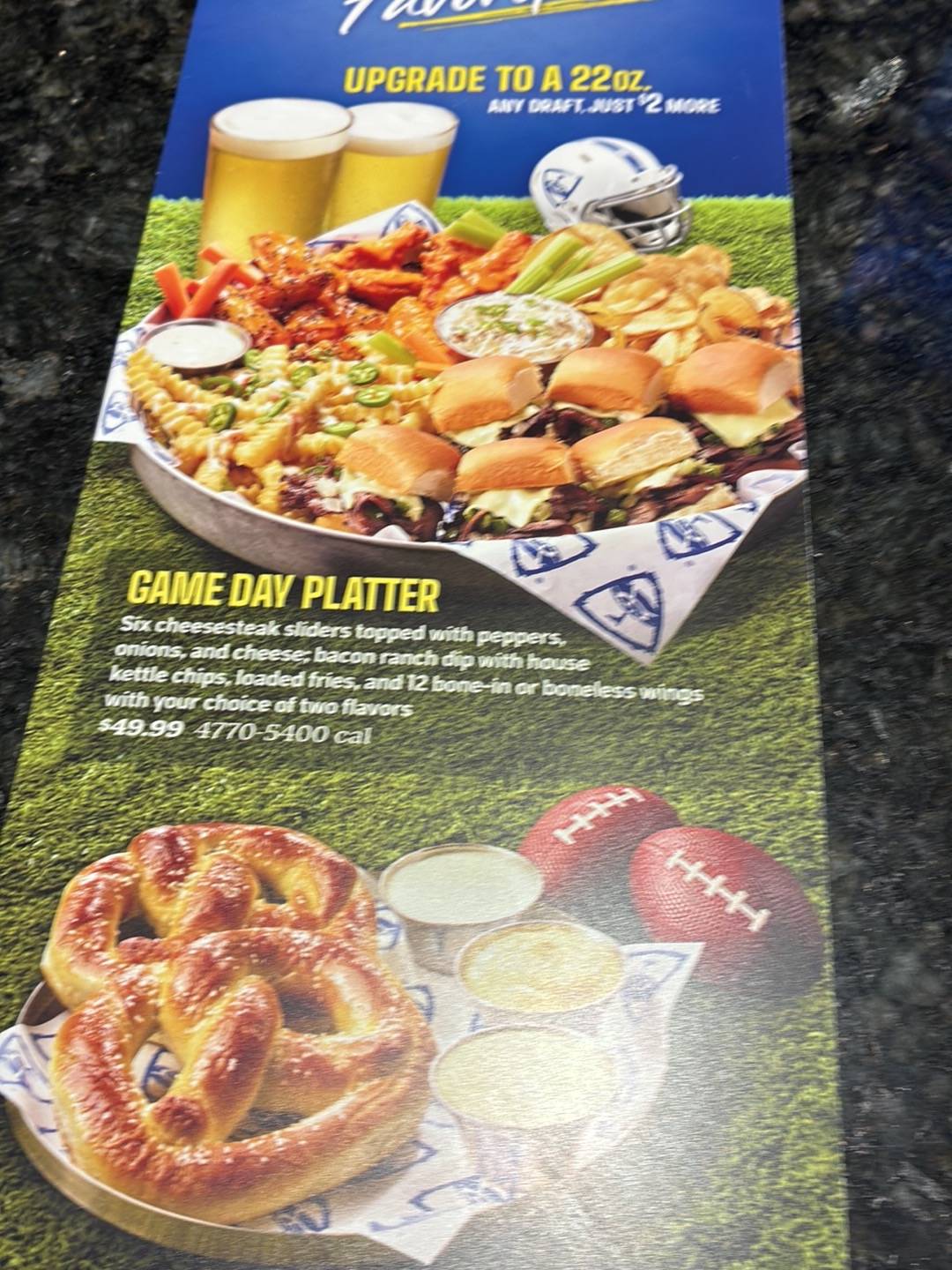 Topgolf St. Louis - Midtown меню