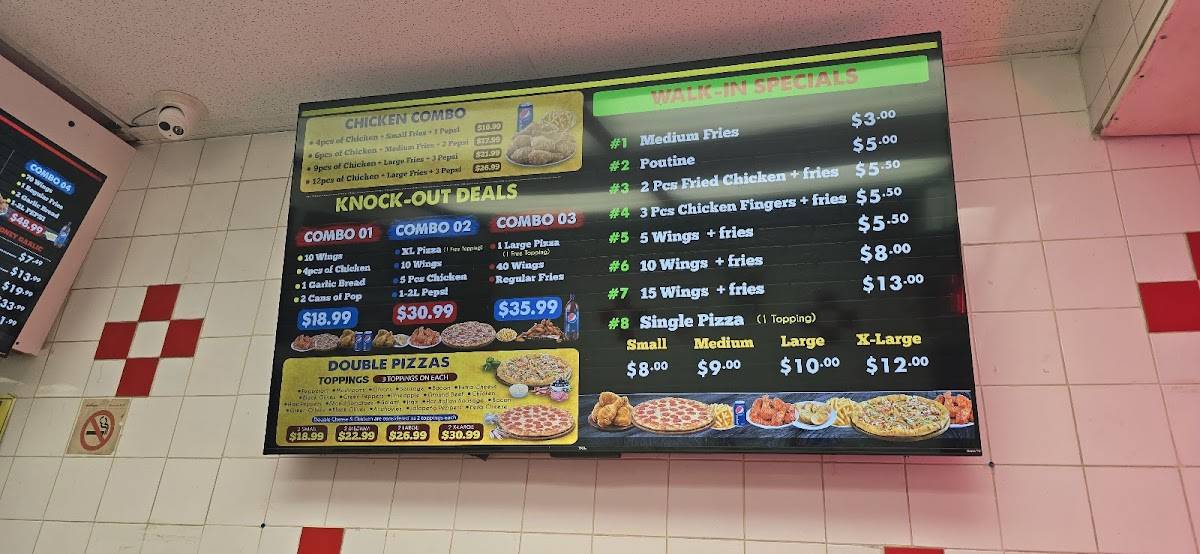 Triple Triple Pizza & Chicken меню