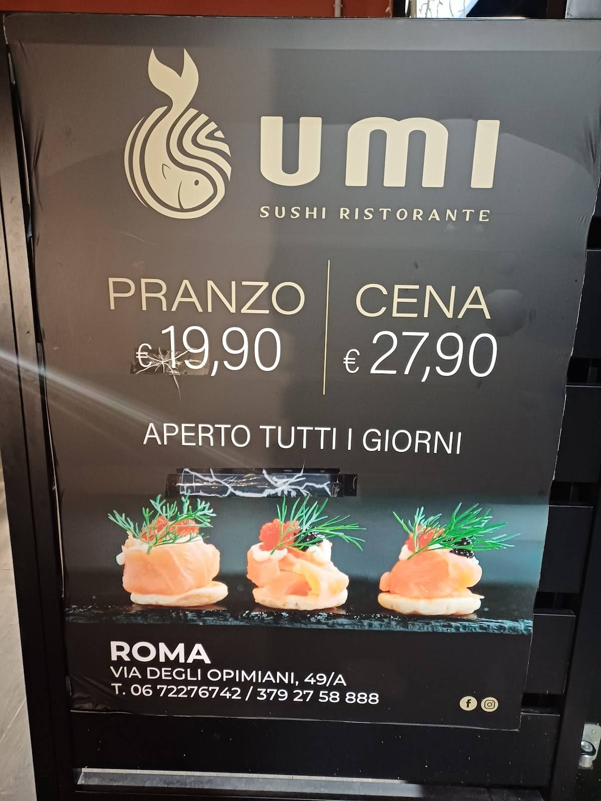 Umi Sushi Roma меню