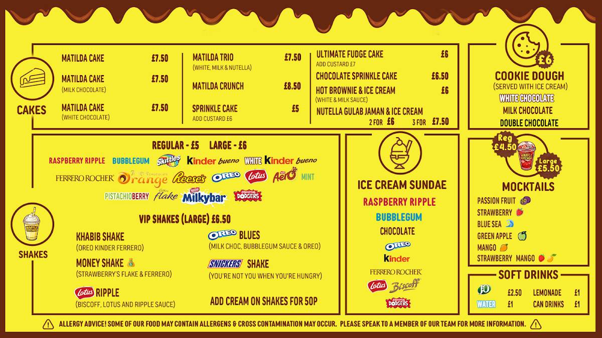 Waffle Kitchen меню