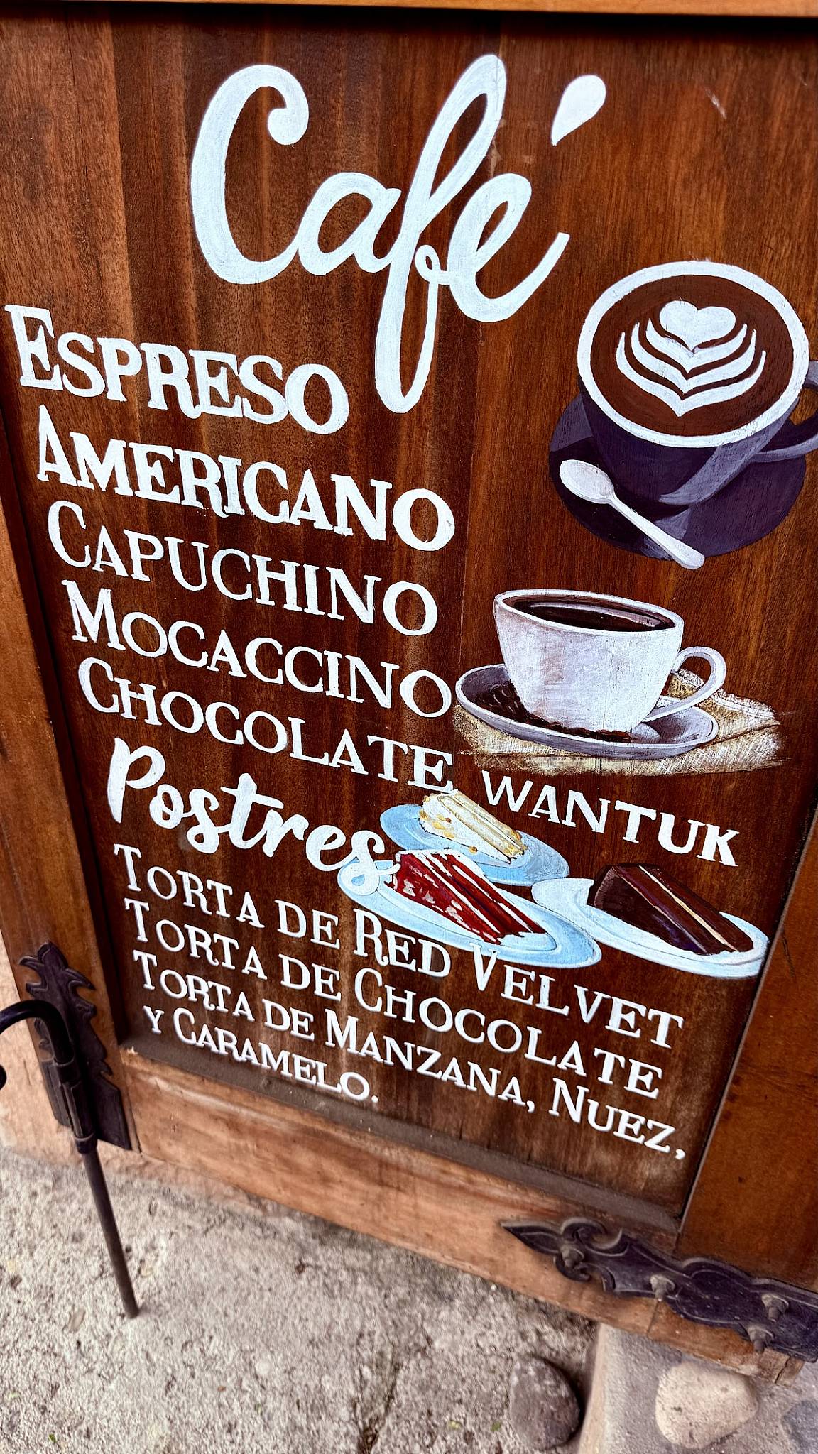 Wantúk меню