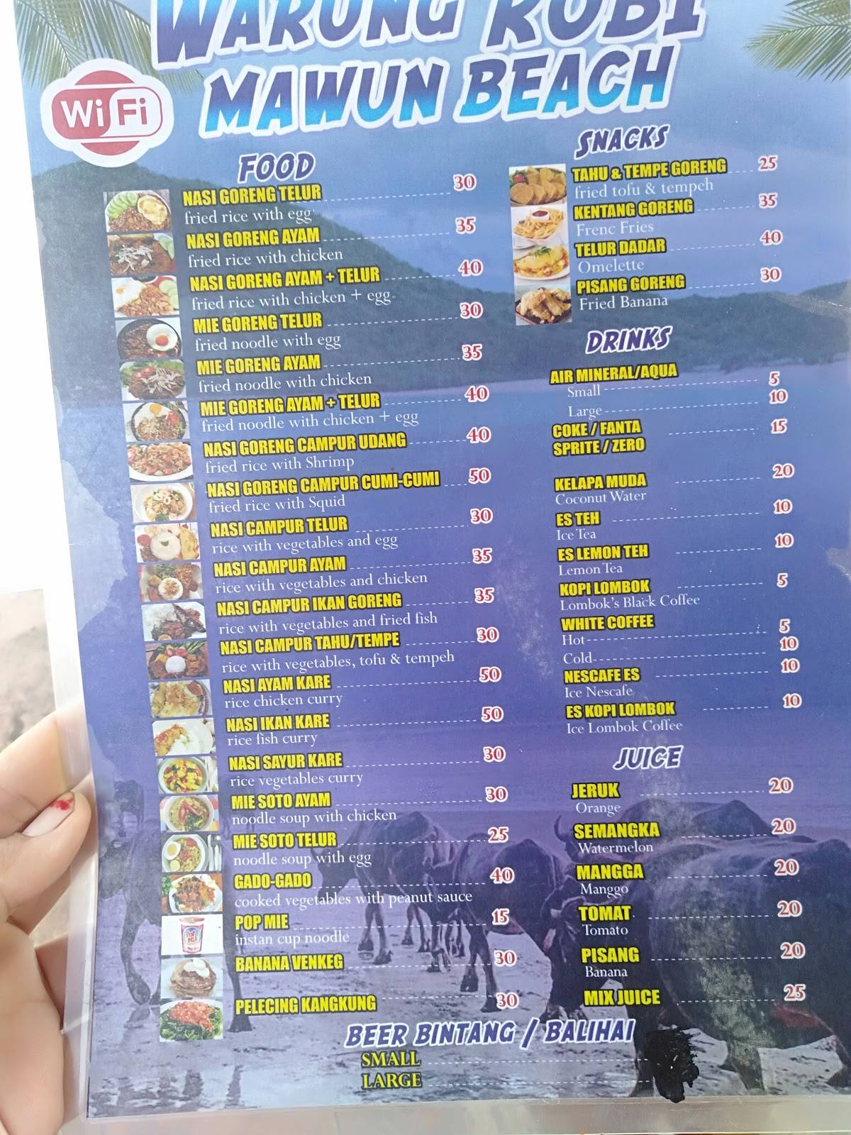 Warung Robi меню