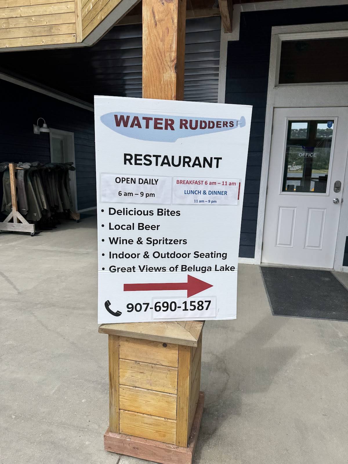 Water Rudders меню