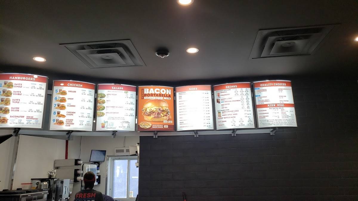 Wendy's меню