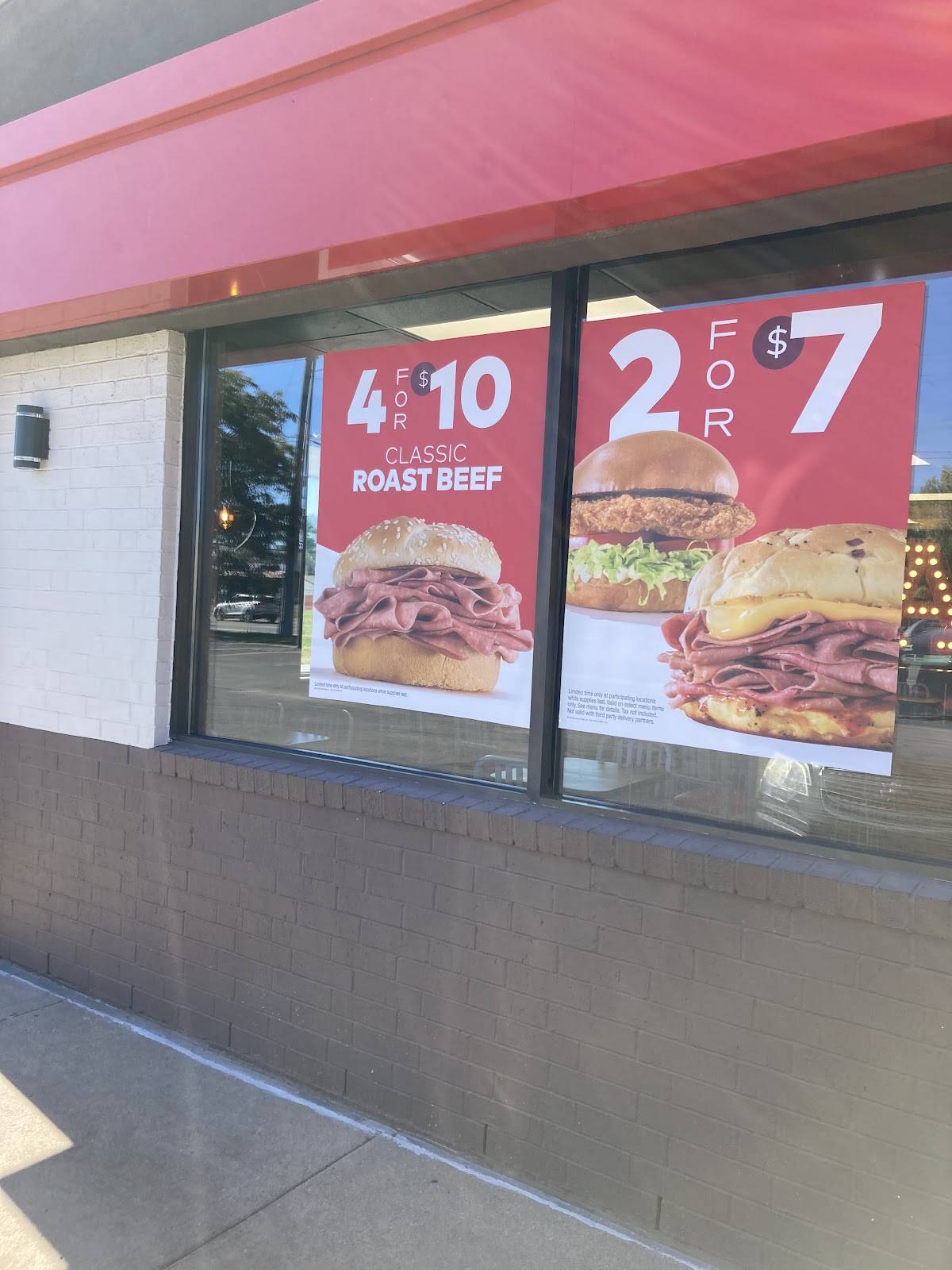 Arby's меню