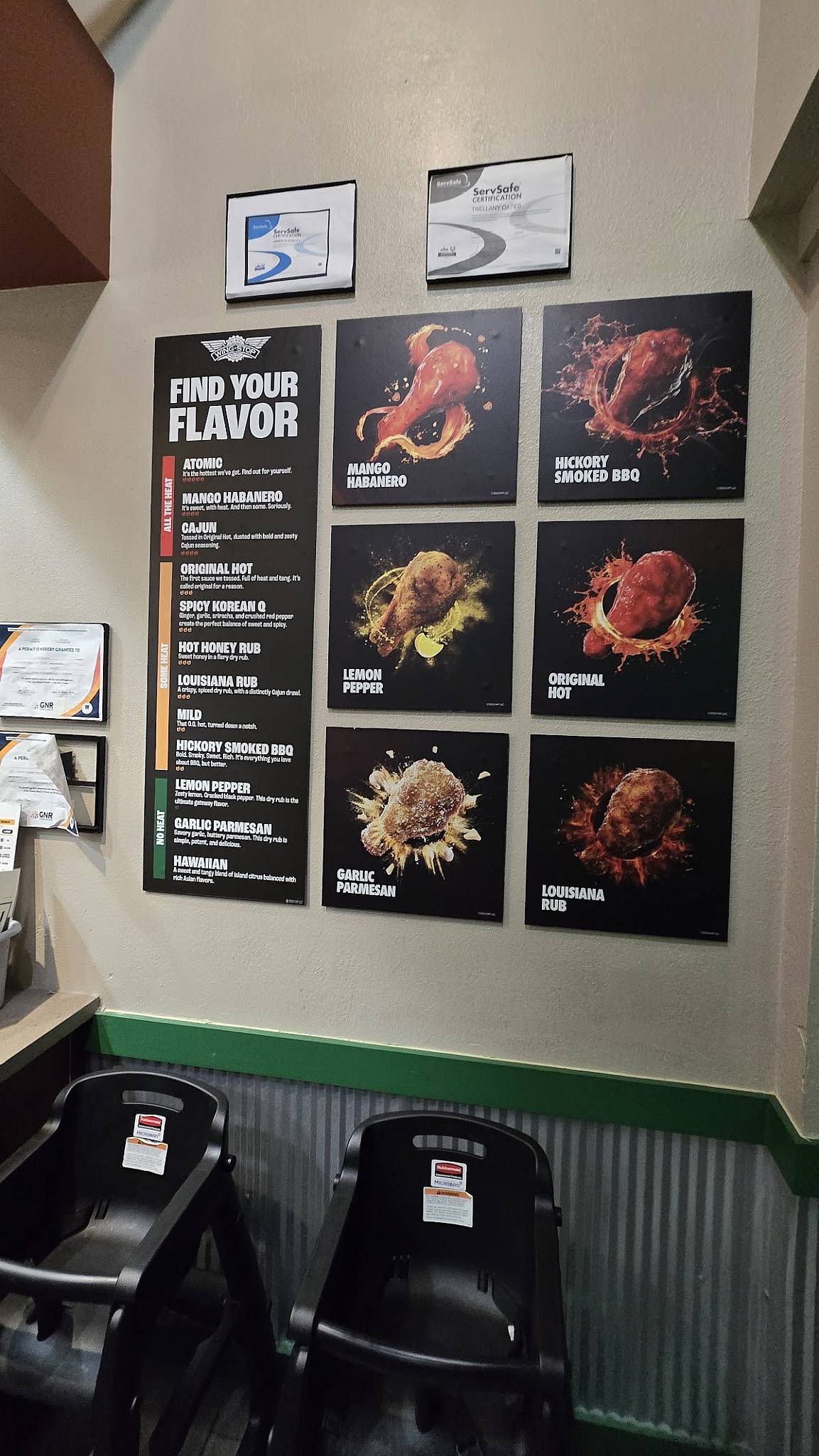 Wingstop меню