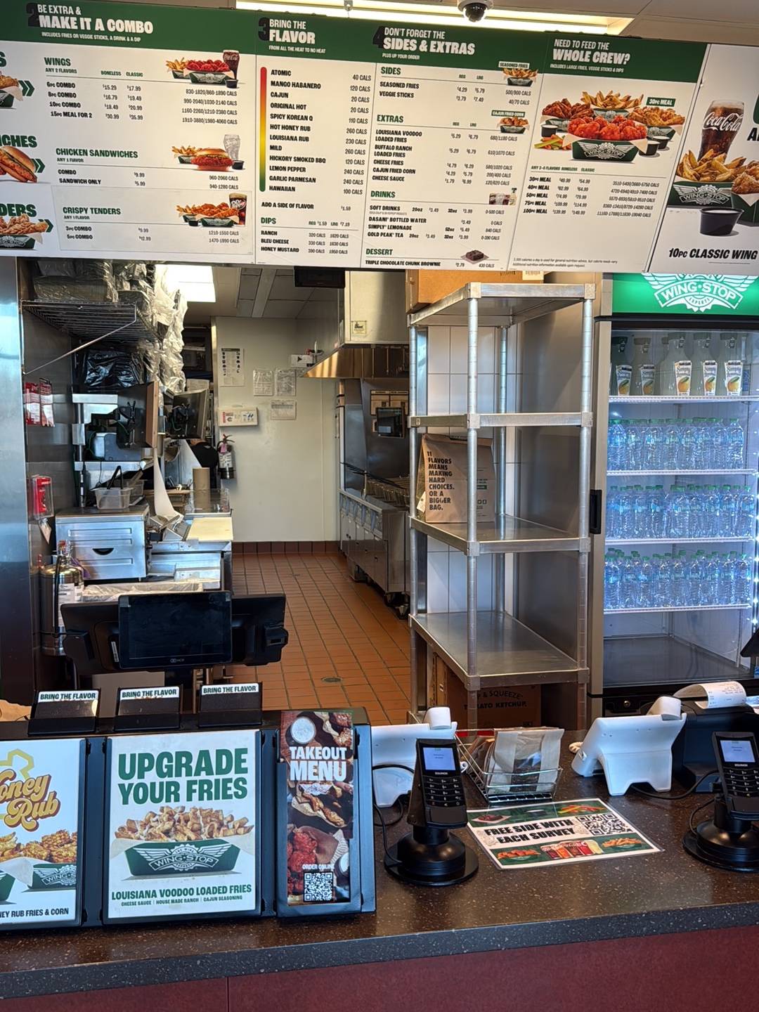 Wingstop меню