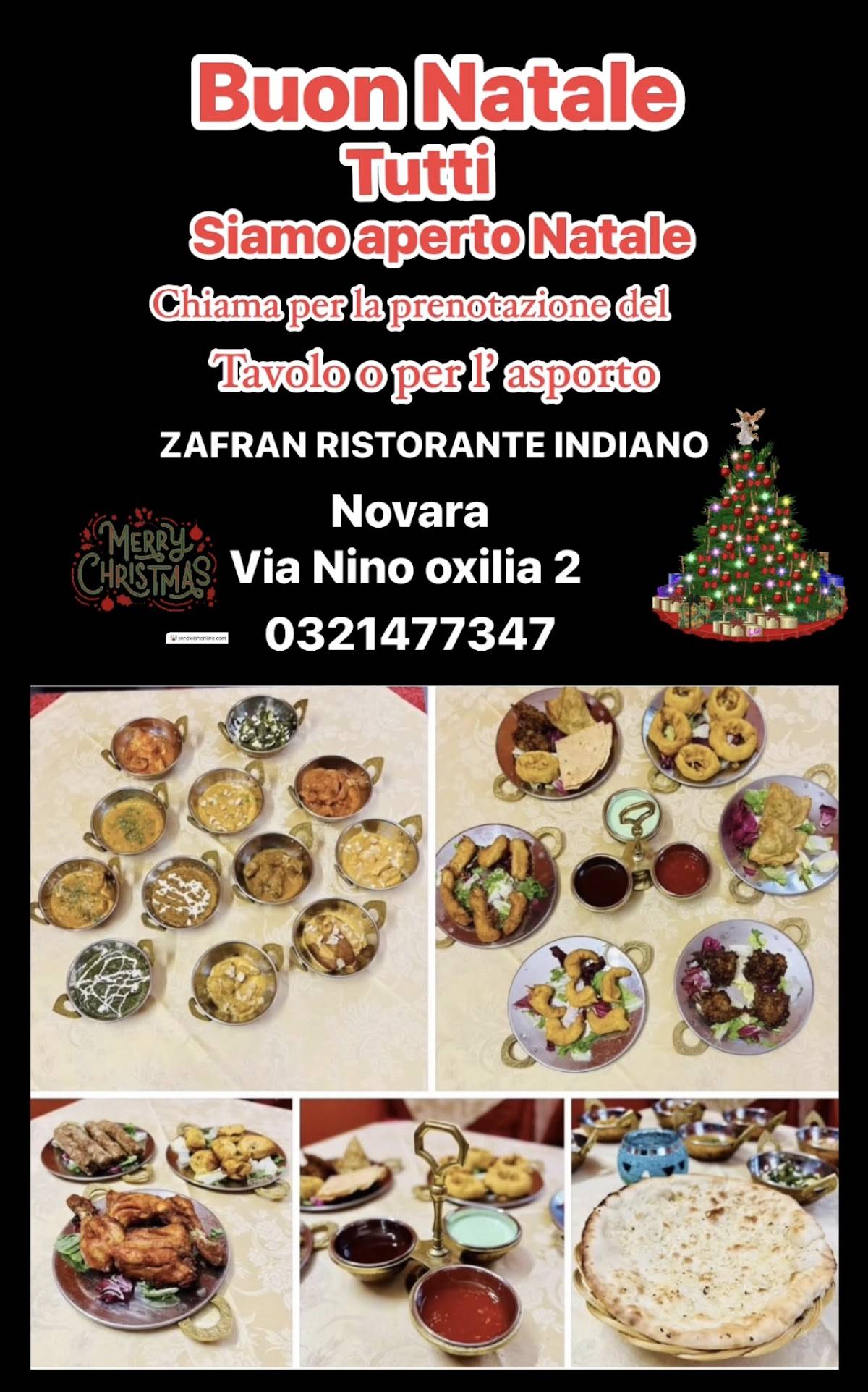 Zafran Ristorante Indiano меню
