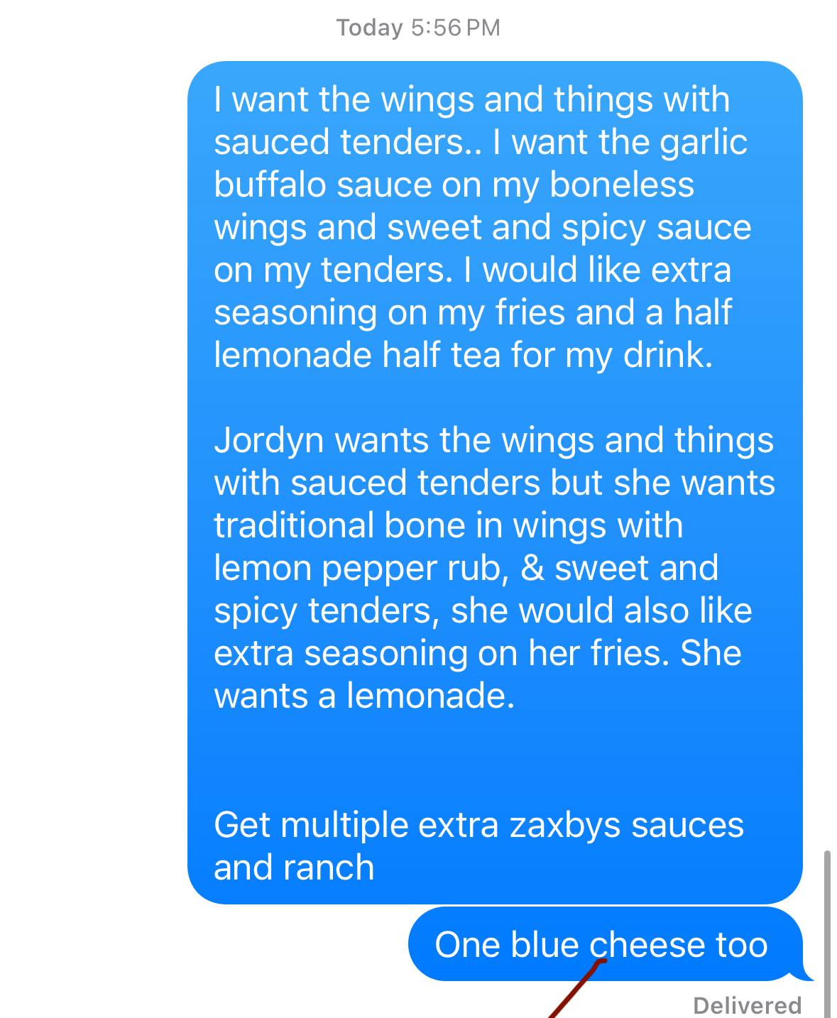 Zaxbys Chicken Fingers & Buffalo Wings меню