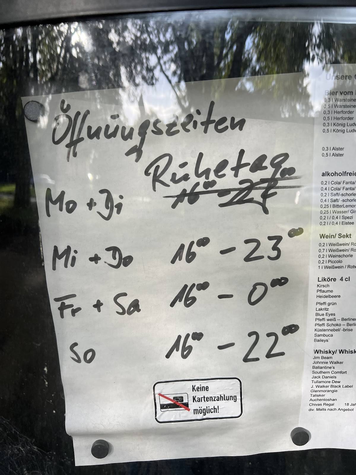 Zum Frosch - Rostock меню
