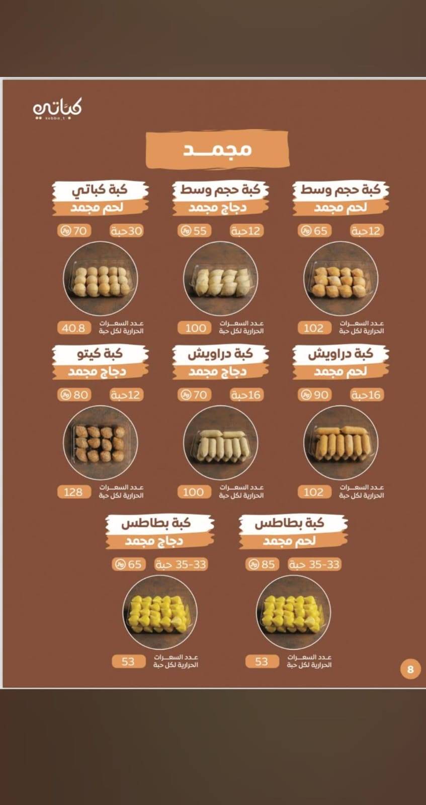 كباتي меню