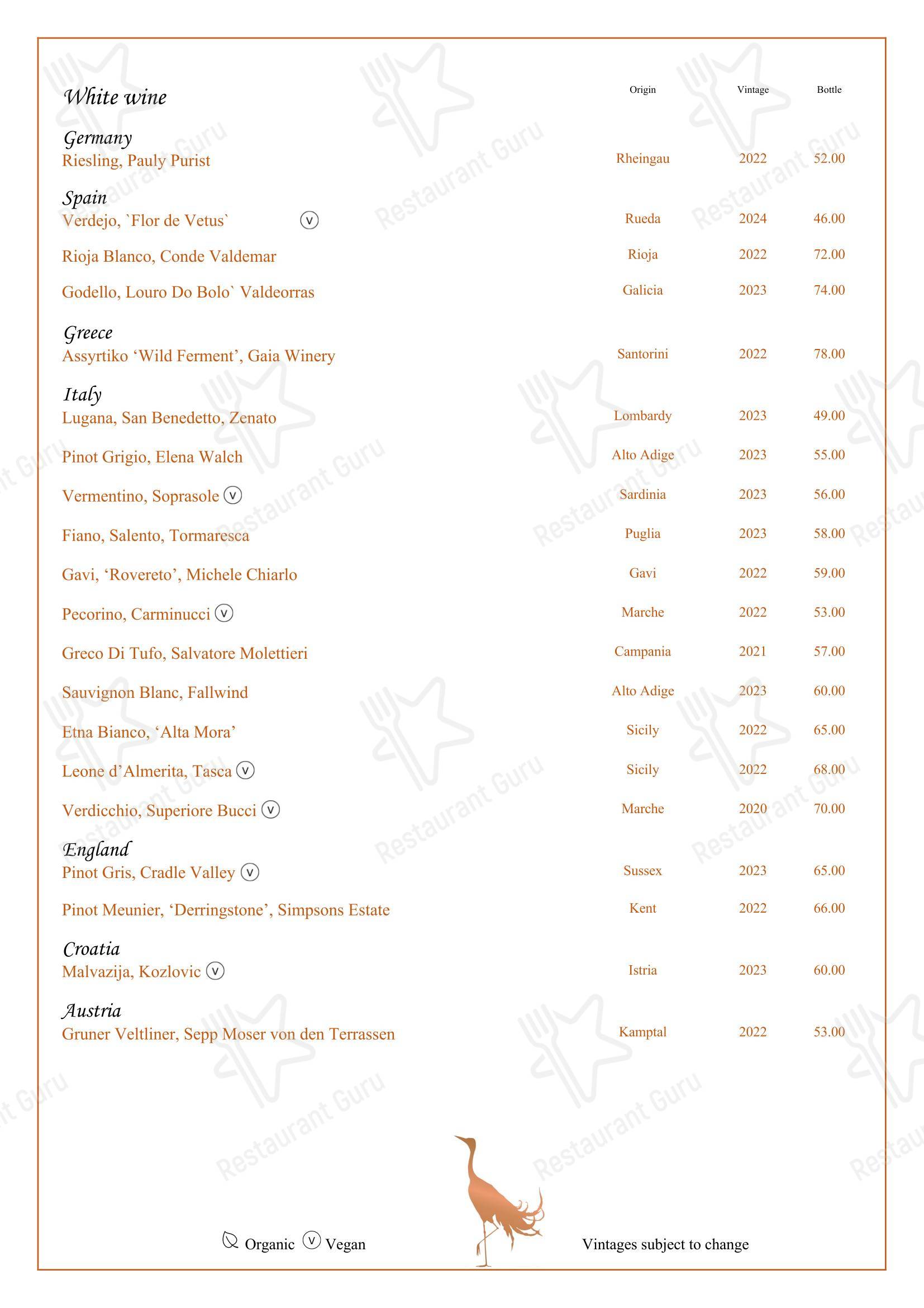 Cheals в Солихалле - Group Booking Menu