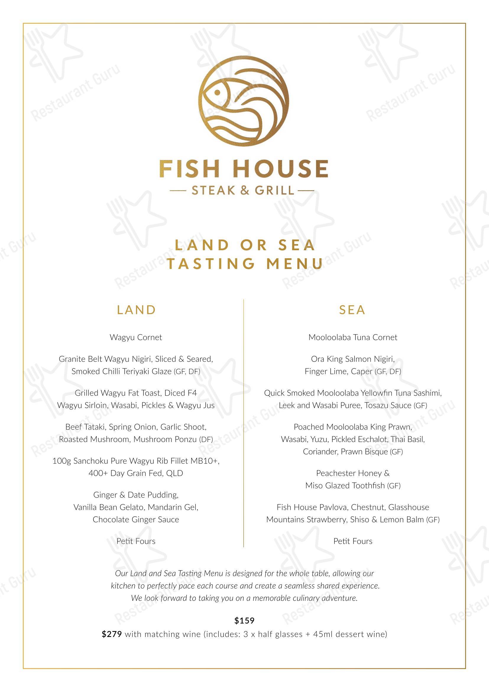 Fish House Steak & Grill в Мулулабе - Меню напитков