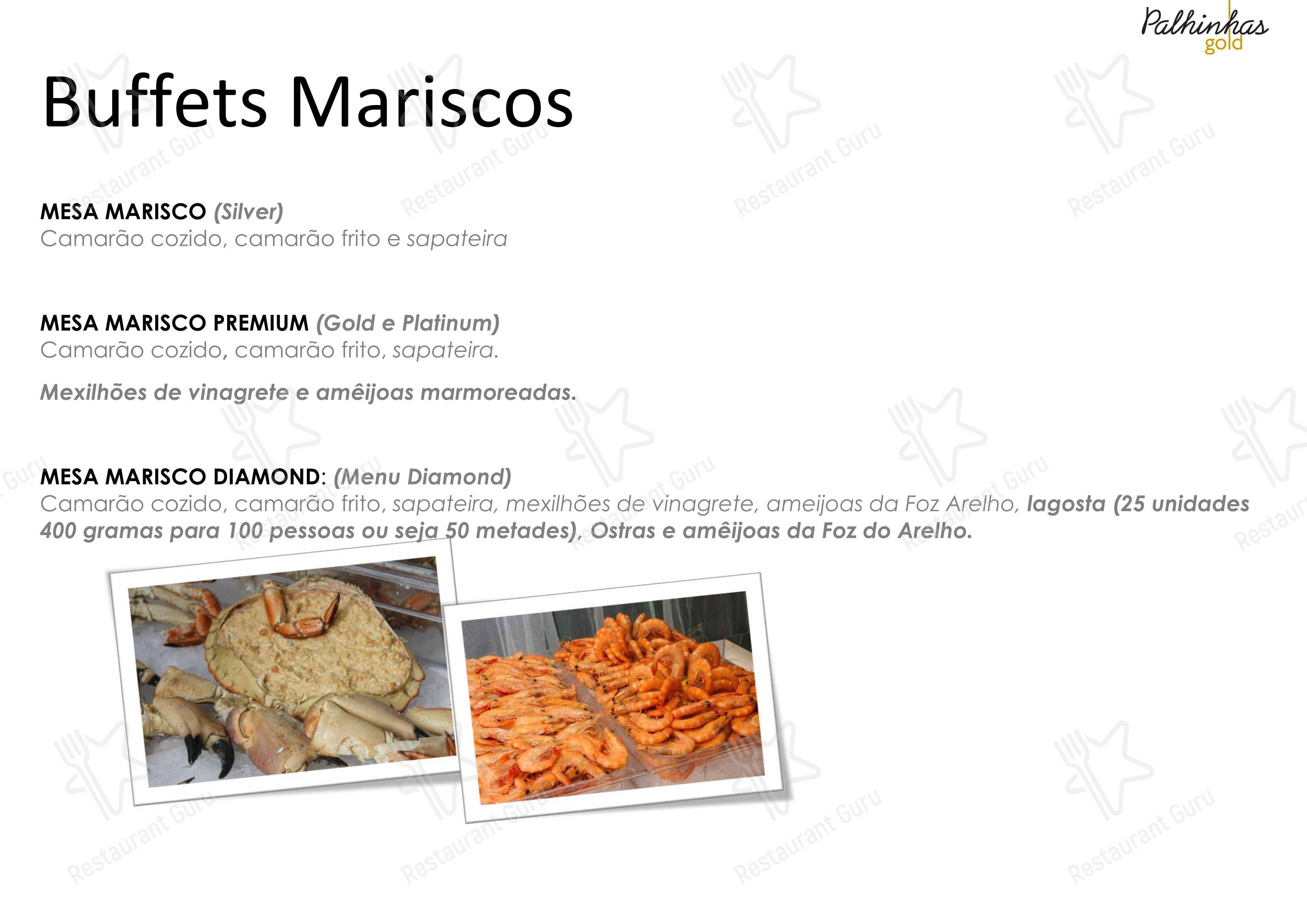 Palhinhas Gold в Риу-Майоре - Boronia Catering Menu Pack