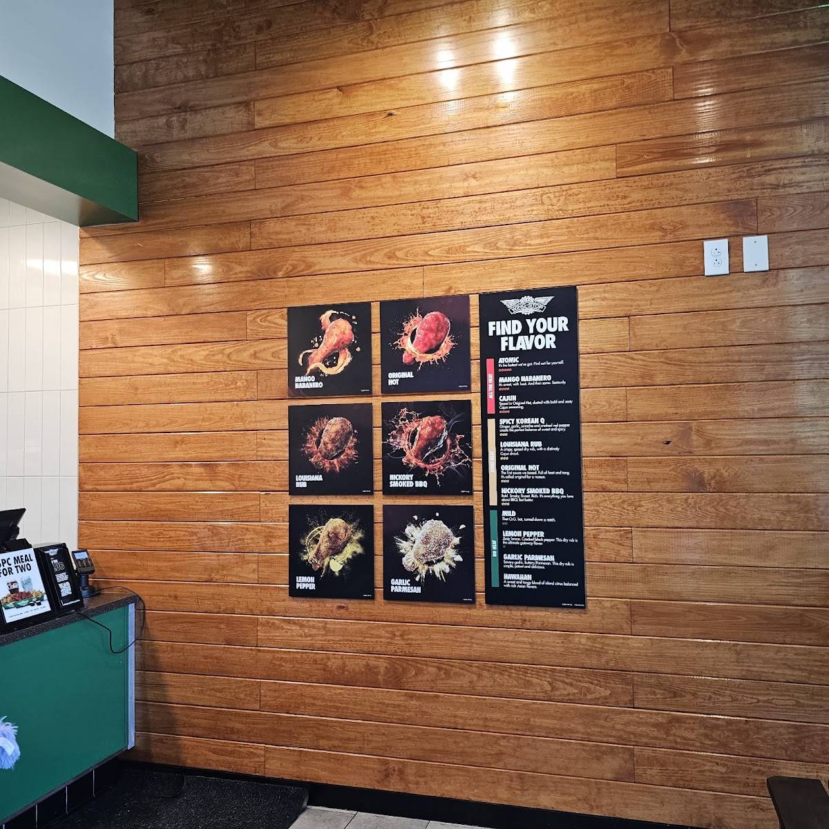 Wingstop меню
