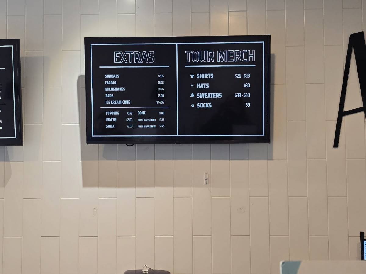 Afters Ice Cream меню