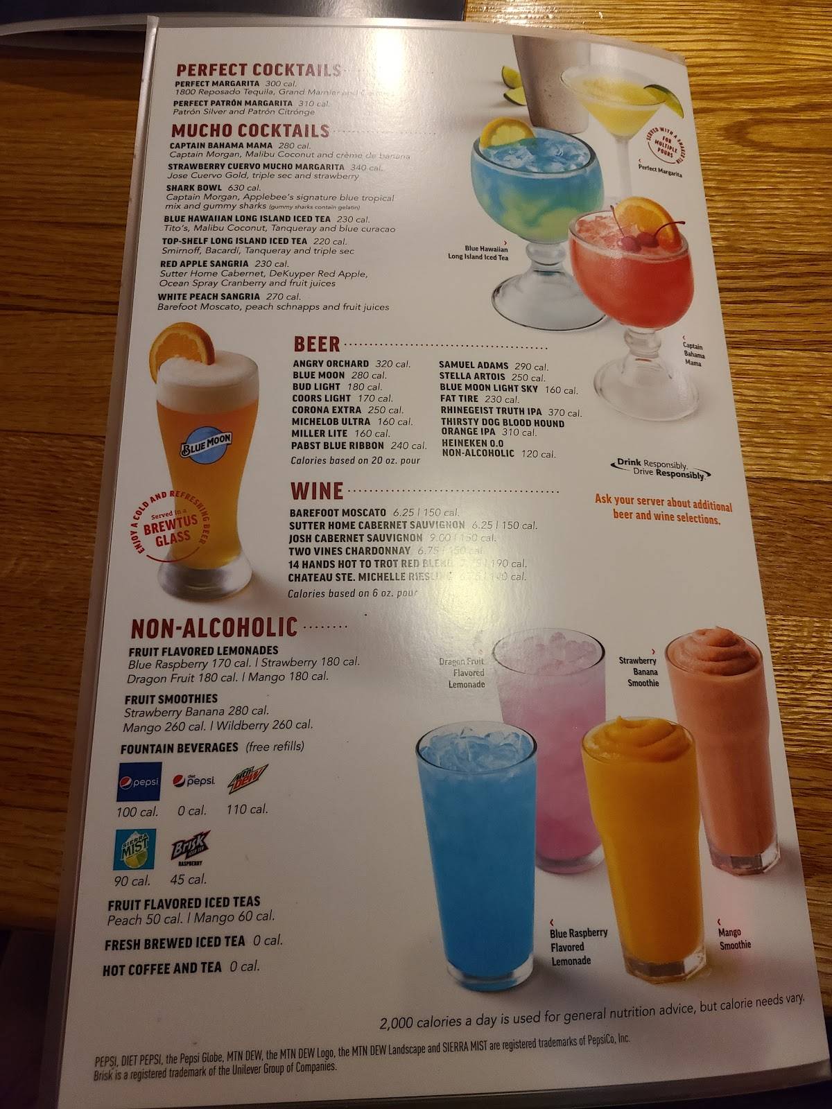 Applebee's Grill + Bar меню