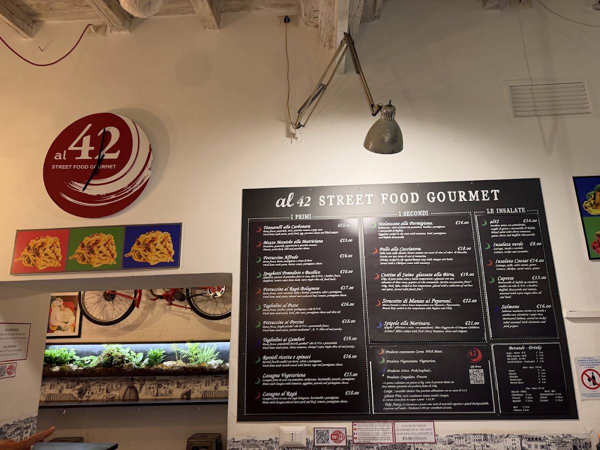 Al42 Street Food Gourmet меню