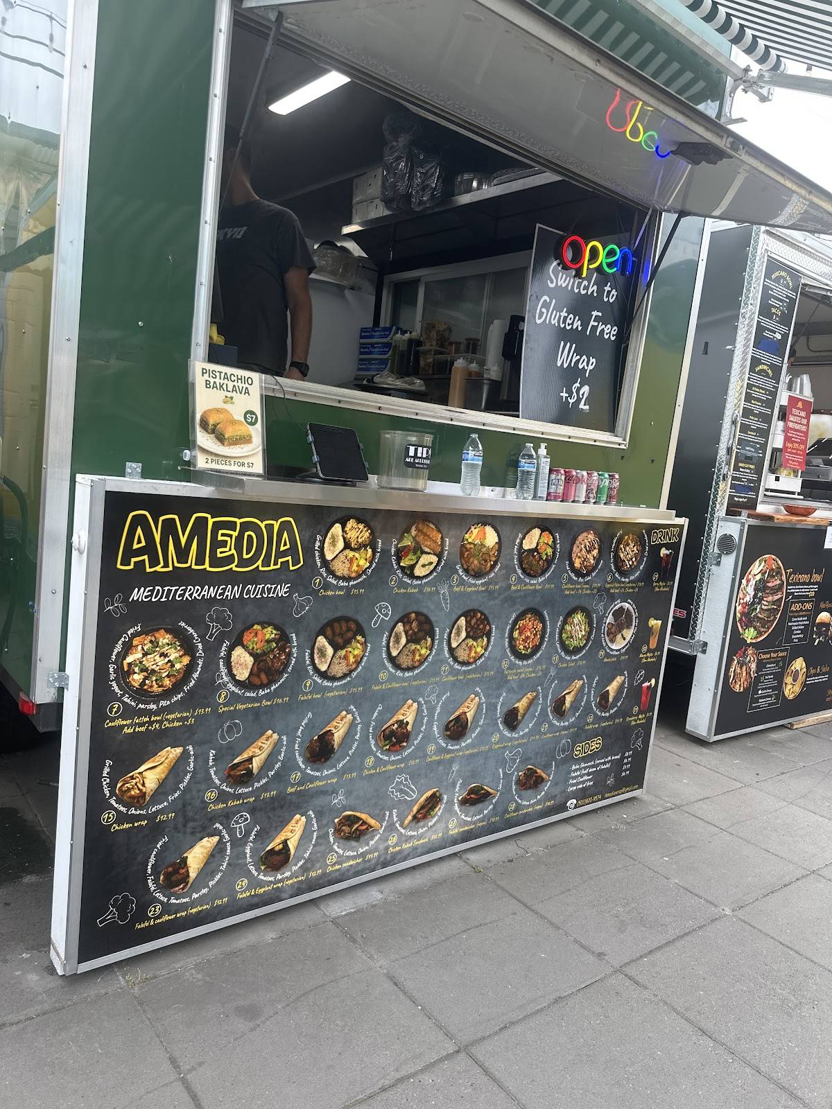 Amedia меню