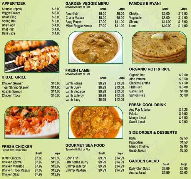 Amma Roti House меню