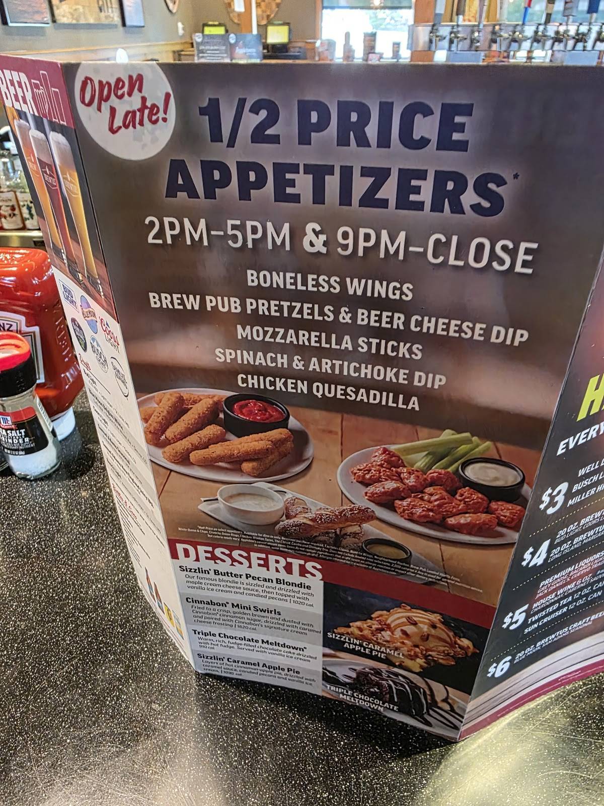 Applebee's Grill + Bar меню