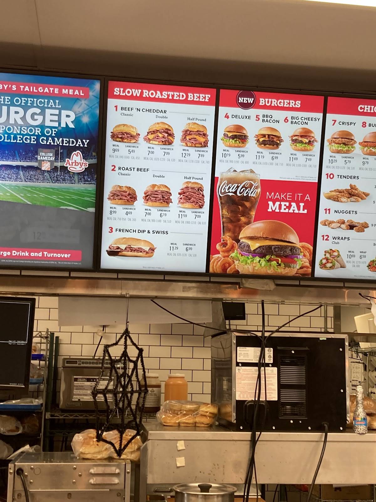 Arby's меню