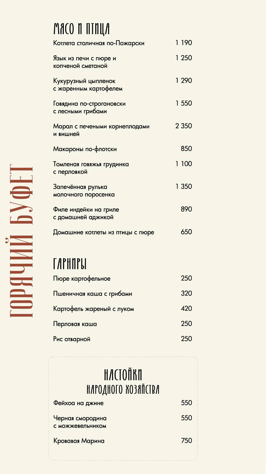 Архитектор меню